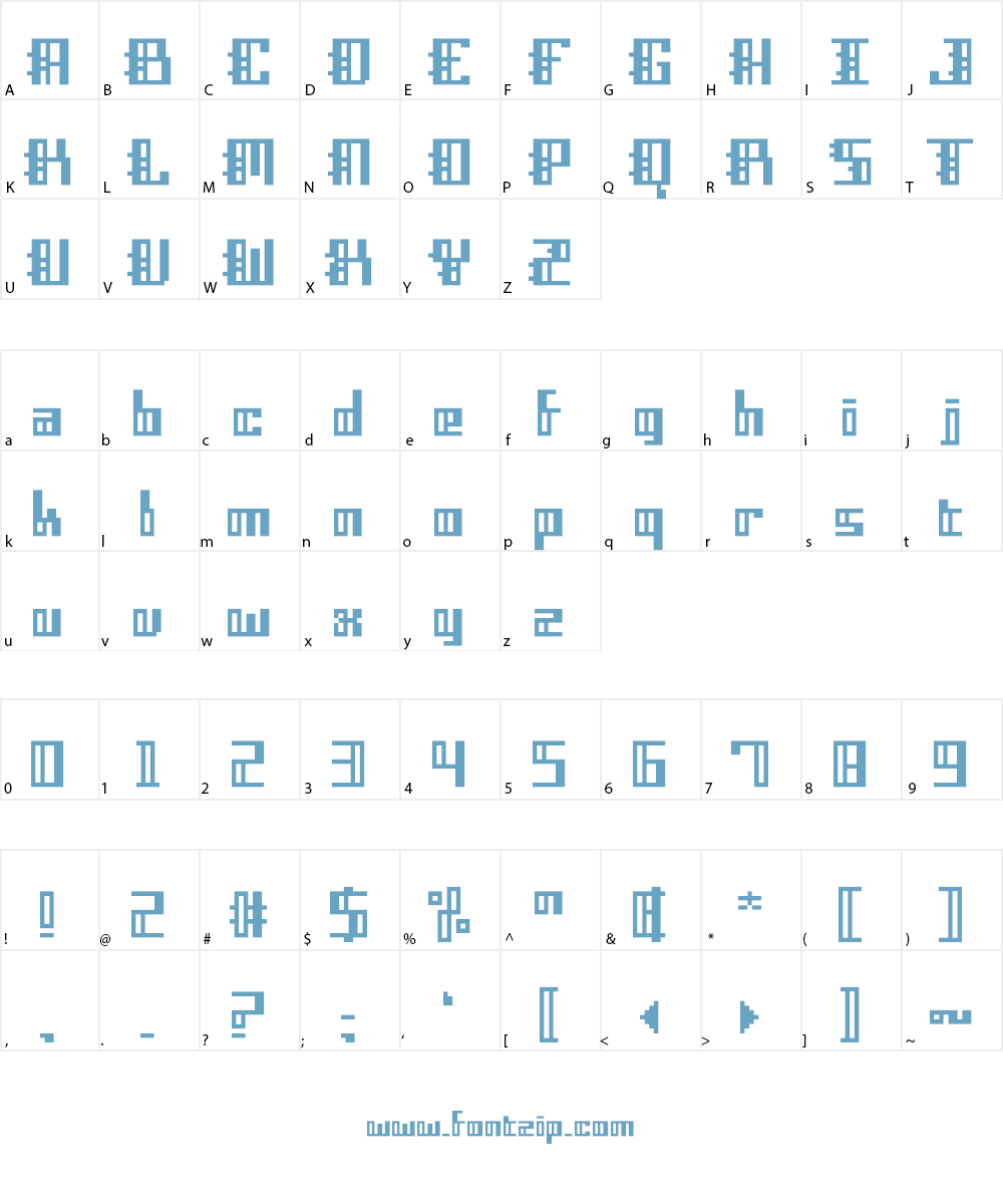 Dubstep Blackletter Font Character